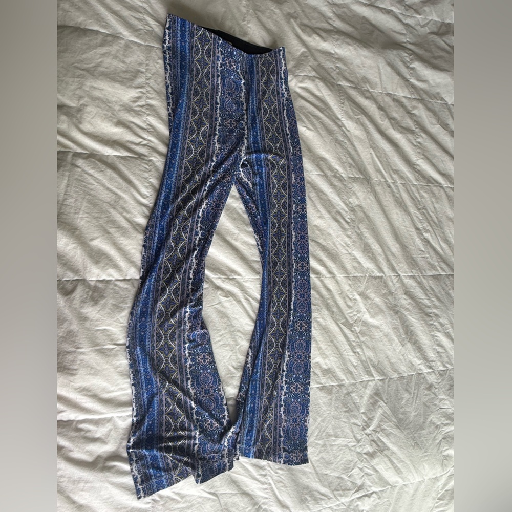 Bohemian Blue Patterned Pants